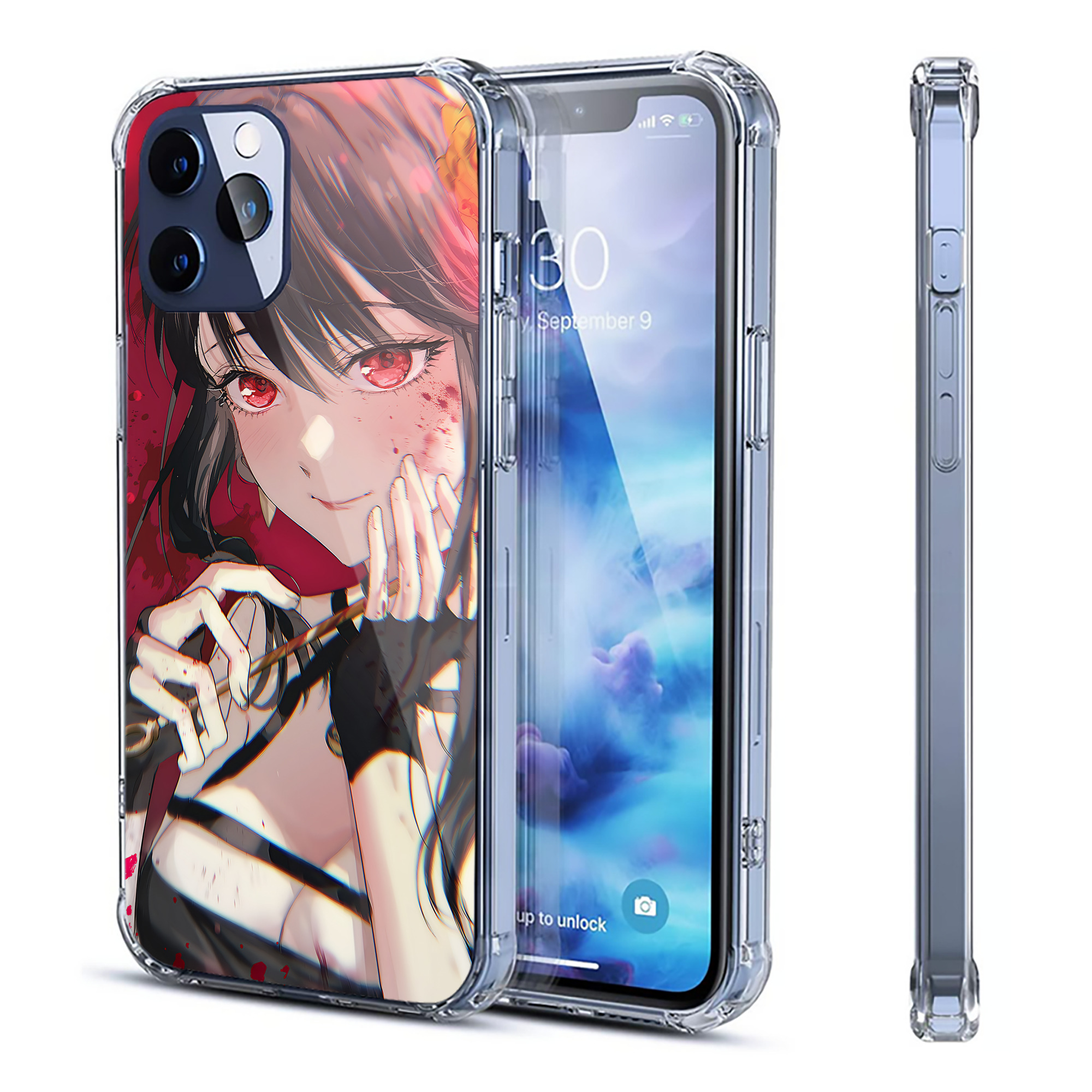 （画像用） SPY×FAMILY间谍家家酒 【iPhone 12シリーズ対応】透明スマホケース（クリアソフトケース）